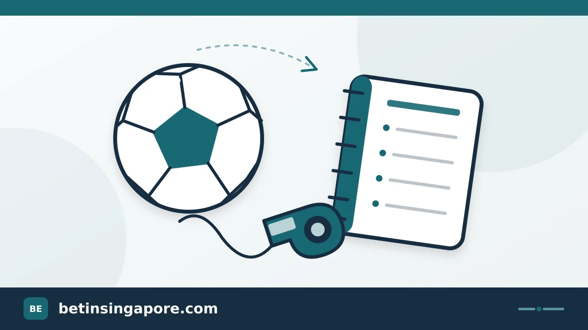 Ball, whistle and notebook for sports analysis