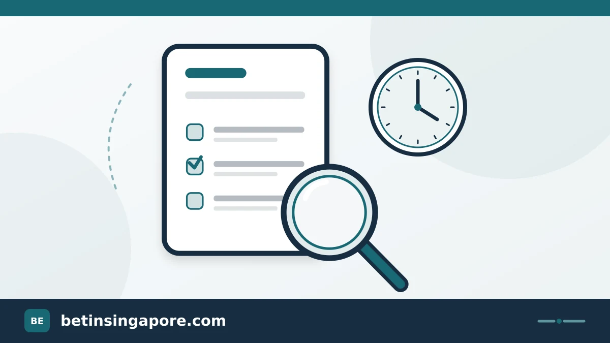 Document, magnifying glass and clock for reading conditions