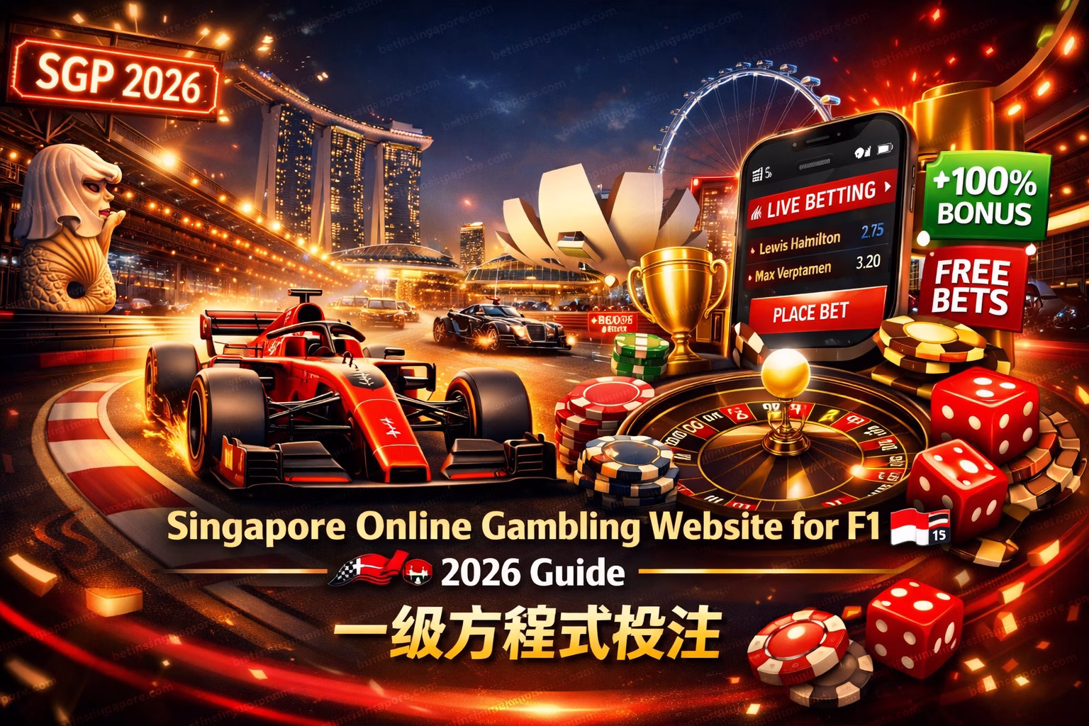 Singapore Online Gambling Website for F1 SG 2026 Guide | 一级方程式投注