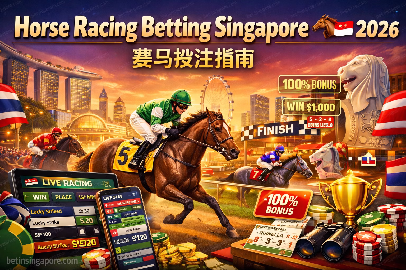 Horse Racing Betting Singapore SG 2026 | 赛马投注指南