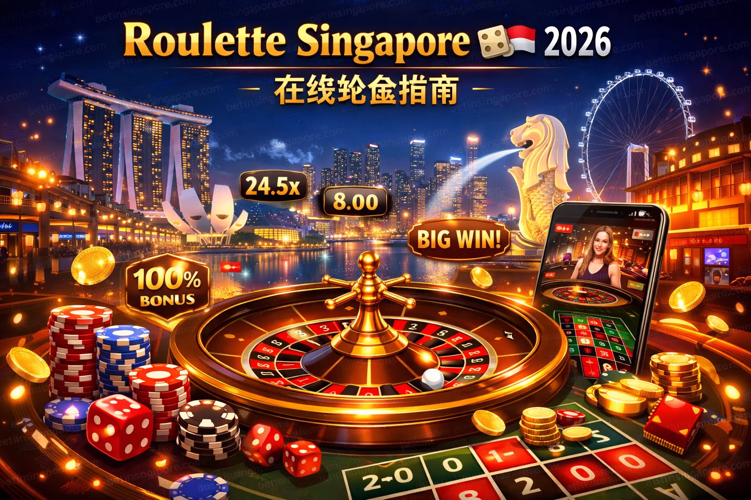Roulette Singapore SG 2026 | 在线轮盘指南